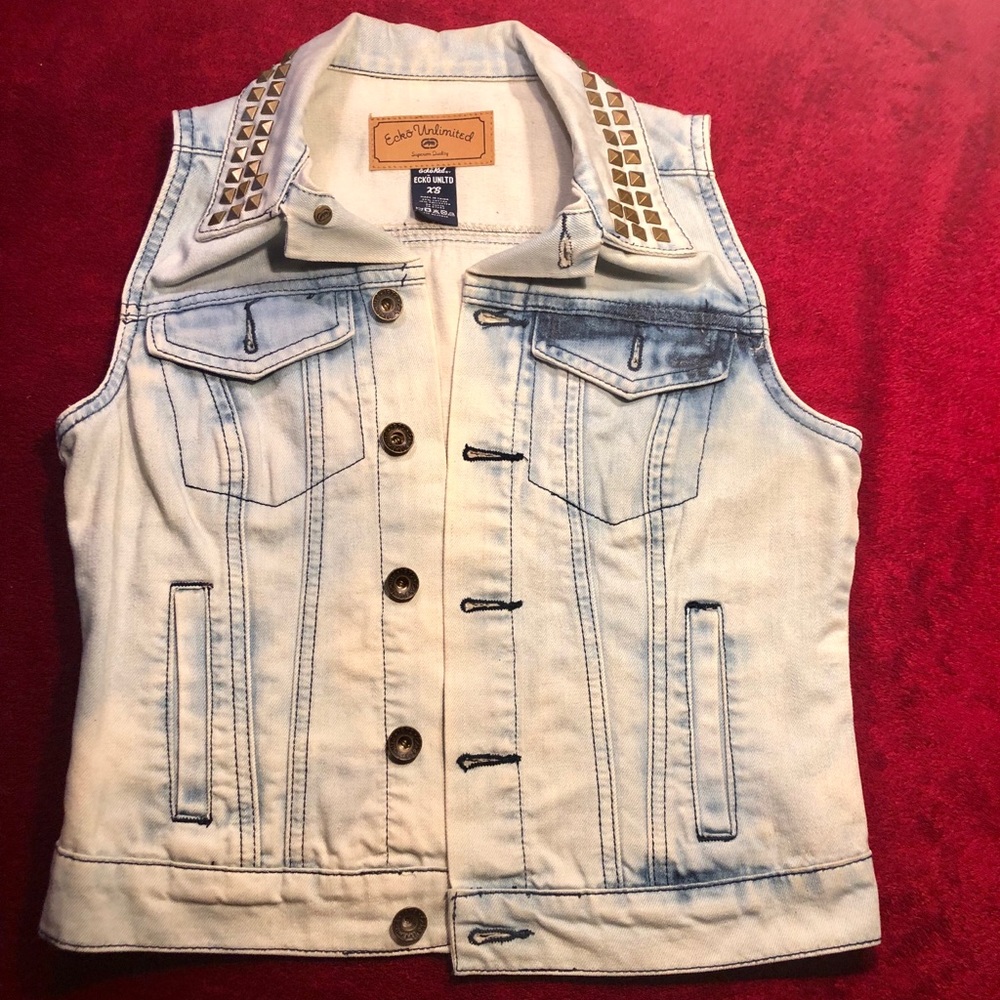 Ecko Unlimited denim vest size XS